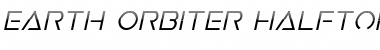 Download Earth Orbiter Halftone Italic Font