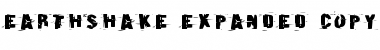 Earthshake Expanded Font