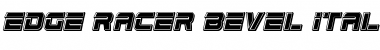 Download Edge Racer Bevel Italic Font