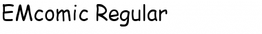 EMcomic-Regular Regular Font
