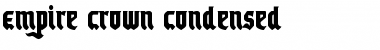 Empire Crown Condensed Condensed Font