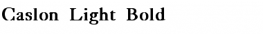 Download Caslon-Light Bold Font
