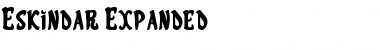 Download Eskindar Expanded Font