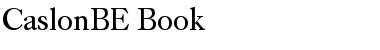 Download CaslonBE-Book Font