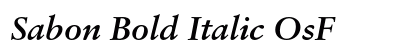 Sabon Bold Italic OsF (OpenType) Font Preview Sabon Bold Italic OsF (OpenType) Font Preview