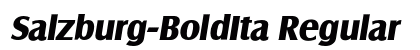 Salzburg-BoldIta Regular (OpenType) Font Preview Salzburg-BoldIta Regular (OpenType) Font Preview