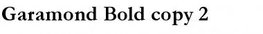 Garamond Bold Font