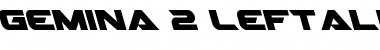 Gemina 2 Leftalic Italic Font