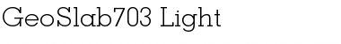 Download GeoSlab703-Light Font