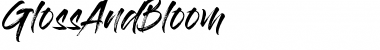 Download Gloss And Bloom Font