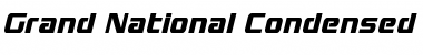 Download Grand National Condensed Italic Font