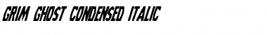 Download Grim Ghost Condensed Italic Font