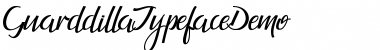 Download Guarddilla Typeface Demo Font