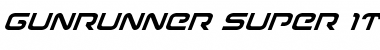 Download Gunrunner Super-Italic Font