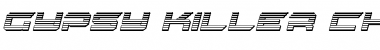 Download Gypsy Killer Chrome Italic Font