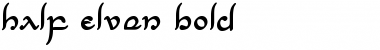 Half-Elven Bold Bold Font