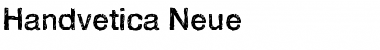 Download Handvetica Neue Font