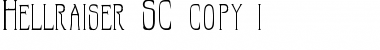 Hellraiser SC Regular Font