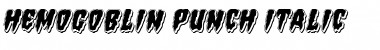 Hemogoblin Punch Italic Italic Font