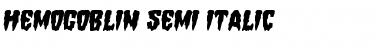 Download Hemogoblin Semi-Italic Font