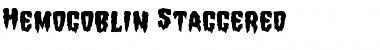 Download Hemogoblin Staggered Font
