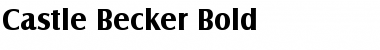 Download Castle Becker Font