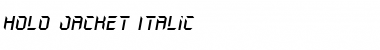 Holo-Jacket Italic Italic Font