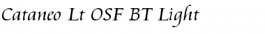 Download Cataneo Lt OSF BT Font