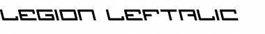 Download Legion Leftalic Font