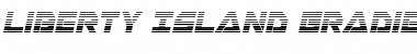 Download Liberty Island Gradient Italic Font