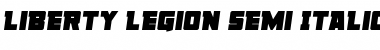 Download Liberty Legion Semi-Italic Font