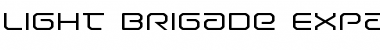 Download Light Brigade Expanded Font