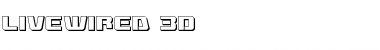Livewired 3D Regular Font