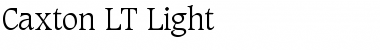 Caxton LT Light Regular Font