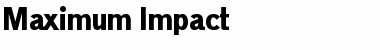 Download Maximum Impact Font
