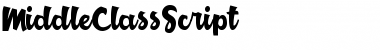 Download Middle Class Script Font