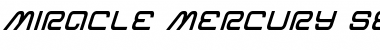 Miracle Mercury Semi-Bold Italic Semi-Bold Italic Font