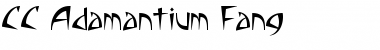 CC Adamantium Fang Font