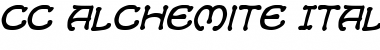 CC Alchemite Italic Font