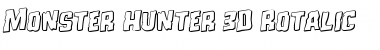 Download Monster Hunter 3D Rotalic Font