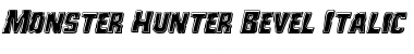 Download Monster Hunter Bevel Italic Font