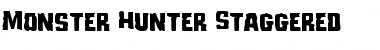 Monster Hunter Staggered Regular Font