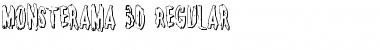 Monsterama 3D Regular Font