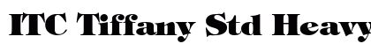 ITC Tiffany Std Heavy Font ITC Tiffany Std Heavy Font Preview