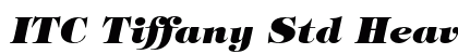 ITC Tiffany Std Heavy Italic Font ITC Tiffany Std Heavy Italic Font Preview