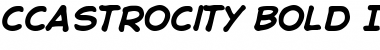 CCAstroCity BoldItalic Font
