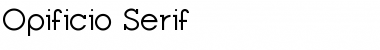 Opificio Serif Regular