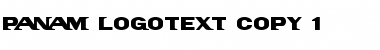 Download PanAm LogoText Font