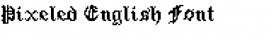Download Pixeled English Font Font