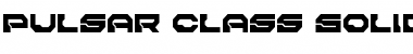 Download Pulsar Class Solid Semi-Condensed Font